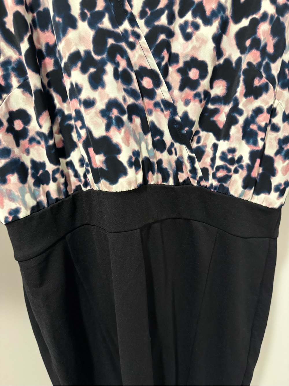 Torrid Pink and Navy Leopard-Print Dress - Picture 9 of 12